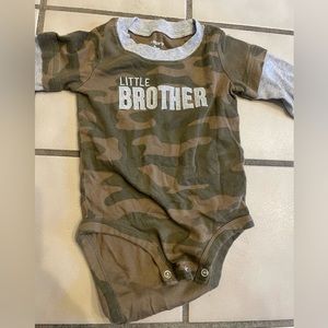 Little brother oneies 12 months!